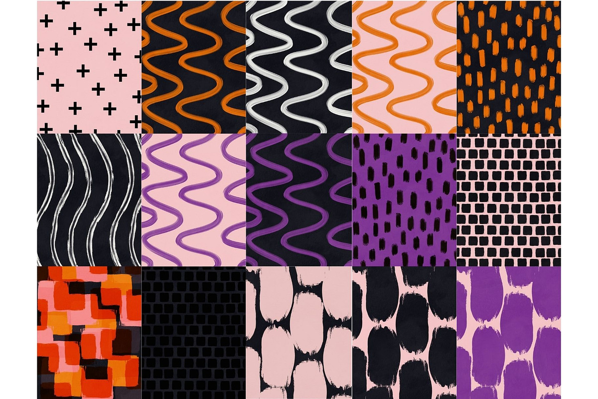 70 Hand-Drawn Halloween backgrounds, a Background Graphic by PaperJamLab (Photo 12 of 14)