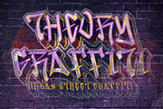 Theory Graffiti, a Handwritten Font by Yoga Letter (Thumbnail 1 of 7)