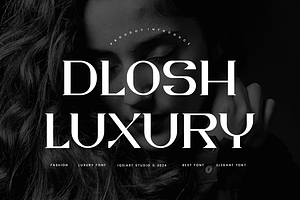 Dlosh Luxury - Elegant Serif Font, a Serif Font by Iqsiart Studio