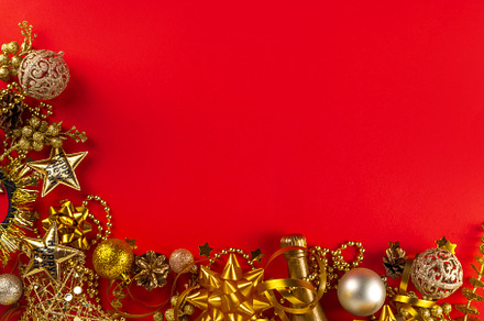 Christmas and New Year background, a Holiday Photo by Rimma