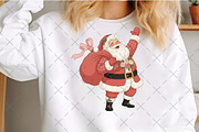Faux Embroidery Joyful Santa Claus, an Illustration by Craft Nest (Thumbnail 5 of 6)