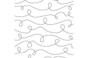 Hand drawn doodle illustration, a Pattern Graphic by Elen_Art
