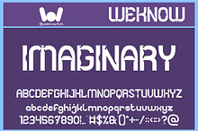 Imaginary font