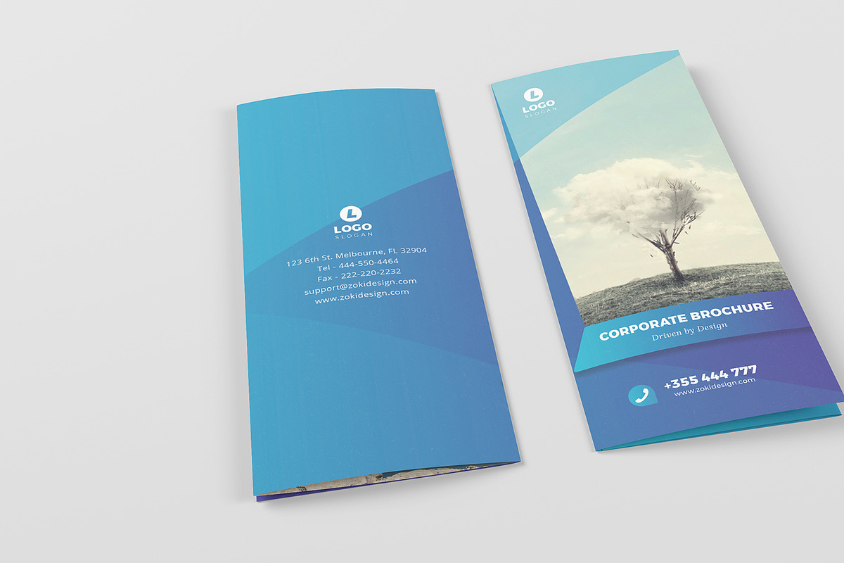 Tri Fold Brochure Mockup, a Print Template by zokidesign (Photo 13 of 16)