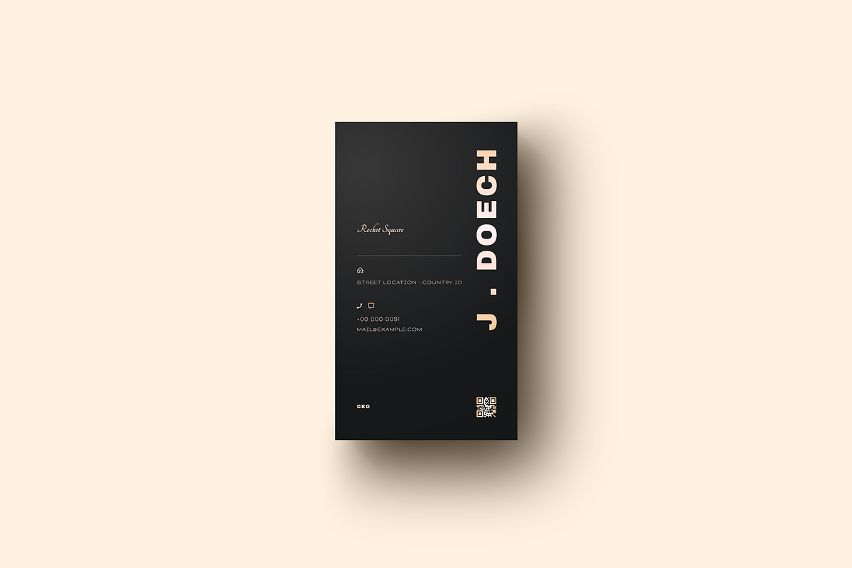 Monarium - Dark Gold Business Cards, a Business Card Template by Ctrl space studio (Photo 5 of 9)