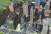 Realistic Lowpoly Simple City VR/AR, an Environmental 3D Model by NOMODOL (Thumbnail 30 of 59)
