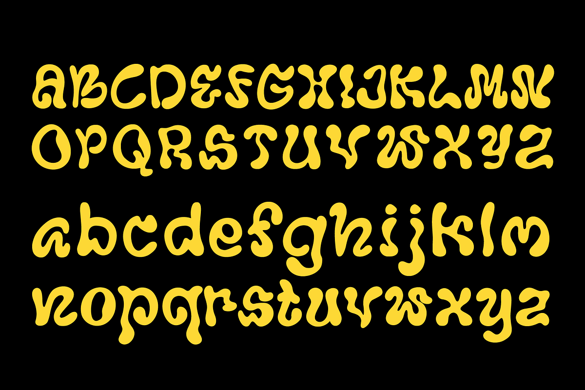 Blompsy – Quirky Psychedelic Font, a Font by Pokal Studio (Photo 10 of 12)