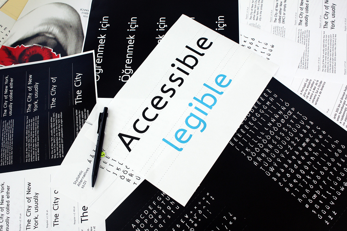 Accessible Font Version 5 preview 7