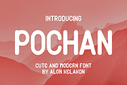 Pochan, a Sans Serif Font by alon kelakon (Thumbnail 1 of 6)