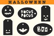 Halloween Lettering, Tags, Pumpkins, an Object Graphic by Katrinelly (Thumbnail 5 of 14)
