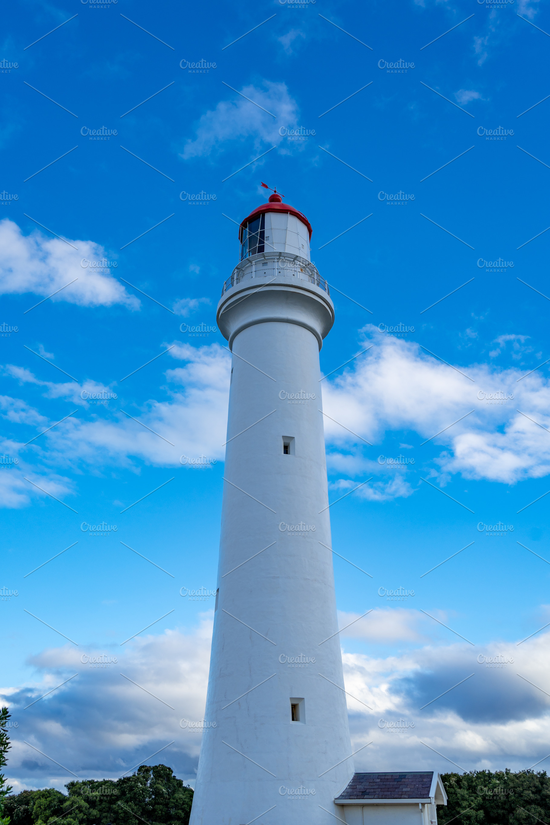 Split Point Lighthouse at Aireys Inlet on the Great Ocean Road,, an Architecture Photo by GoodGoods