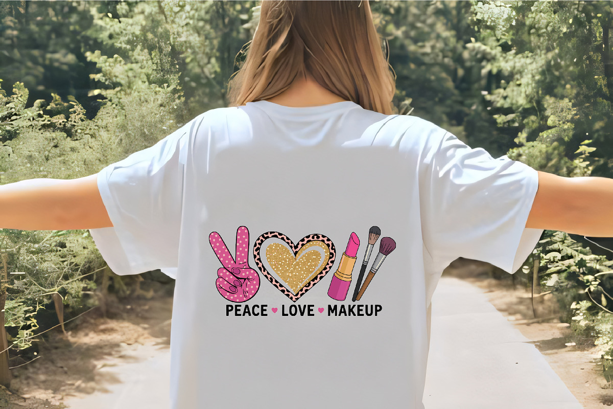 Peace love makeup beauty cosmetics, an Illustration by CrexoraLab (Photo 4 of 4)