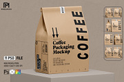 Coffee Bag Packaging Mockup PSD, a Packaging Mockup by pixelmock (Thumbnail 2 of 19)
