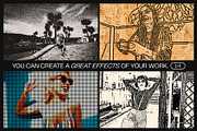 12 Photo Effect Templates, a Layer Style Add-On by iDoodle Studio (Thumbnail 3 of 6)