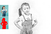 Professional Sketch Maker Photoshop, an Action Add-On by MRI STUDIO (Thumbnail 15 of 17)