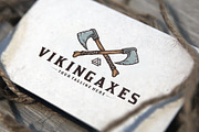 Viking Warrior Axe Logo Template, a Branding & Logo Template by vectorwithin (Thumbnail 3 of 3)