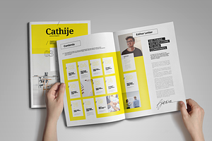 Cathije Business Magazine Template