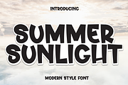 Summer Sunlight | Script Font, a Script Font by Scratchones (Thumbnail 1 of 8)