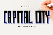 Capital City, a Script Font by InermediaSTUDIO (Thumbnail 1 of 8)
