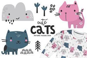 Cute Cats - Graphic Collection