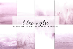 Ombre Bundle Watercolor Backgrounds