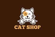 Cute Cat Icon Logo Linear Style, a Branding & Logo Template by Signatoro (Thumbnail 3 of 3)