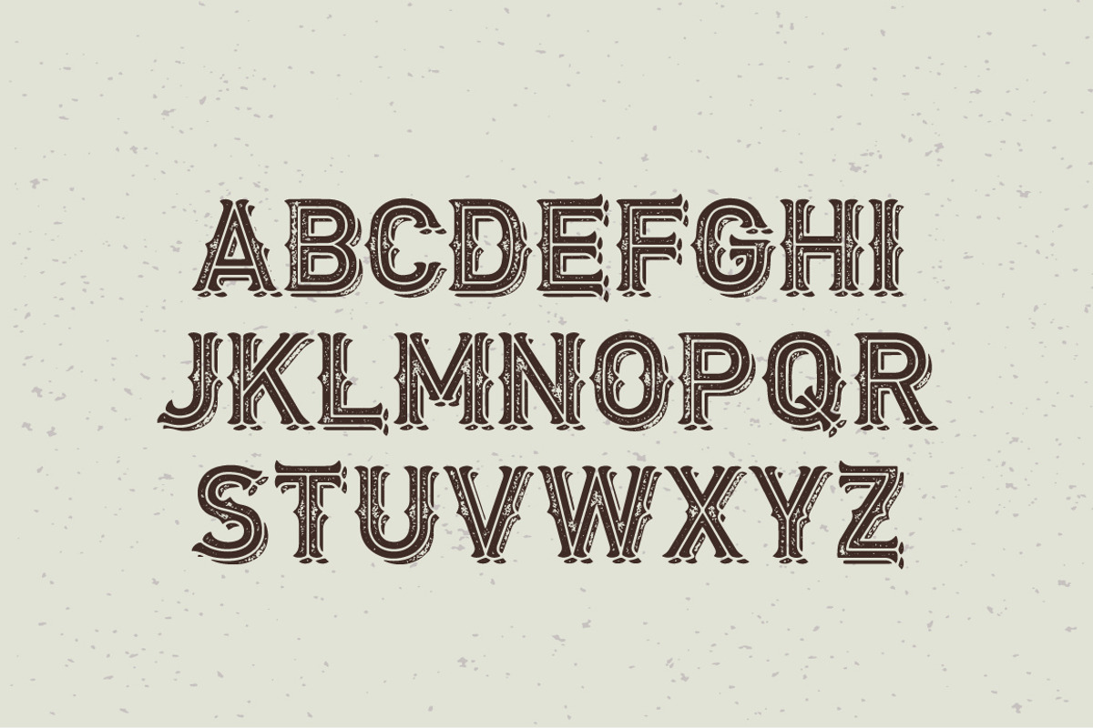 Biker font set + graphics preview 4