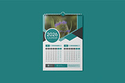 2026 Wall Calendar Template, a Stationery Template by VectStock (Thumbnail 8 of 9)