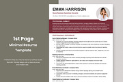 Resume Template, a Resume Template by Anjum Ilyas (Thumbnail 2 of 6)