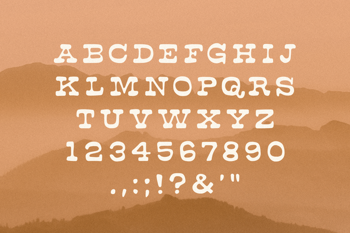 Road Trip, a Slab Serif Font by Bruised Goods