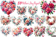 Watercolor Happy Mother's Day, an Illustration by DreamCafeArt (Thumbnail 1 of 3)