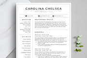 Resume/CV Template - CAROLINA, a Resume Template by TheStandOutResume (Thumbnail 1 of 10)