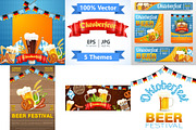 Oktoberfest Beer Festival Party Post, a Food Illustration by TAlex (Thumbnail 1 of 6)