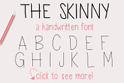 (33% OFF!) The Skinny, a Sans Serif Font by MAKE: a planner (Thumbnail 3 of 3)