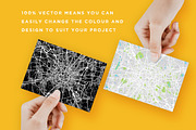 Paris city map. Vector and Jpg, a Transportation Illustration by ink drop (Thumbnail 3 of 6)
