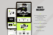 Bold Website Template Bundle Canva, a Websites & App Template by Row Creative (Thumbnail 3 of 10)