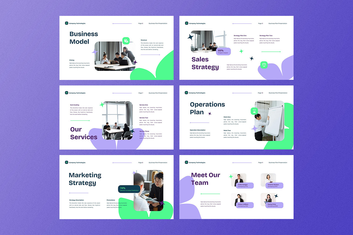 White Tech Company Powerpoint, a Presentation Template by Aiyari Graphic (Photo 3 of 5)