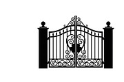 Ornate Iron Gate SVG Bundle, an Illustration by Designs_River (Thumbnail 12 of 31)