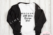 Onesie Mockup Bundle, Boy Bodysuit, an Apparel Mockup by SUBLIME Styled Stock (Thumbnail 11 of 13)
