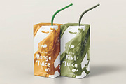 Juice Carton Packaging Box Mockup, a Packaging Mockup by DesignRushMarket (Thumbnail 11 of 15)