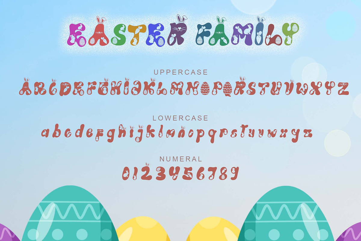 Easter Family, a Handwritten Font by Yoga Letter (Photo 5 of 6)