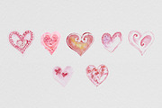 22 Watercolor Textured Hearts, a Texture Graphic by Graphic Goods Co (Thumbnail 4 of 4)