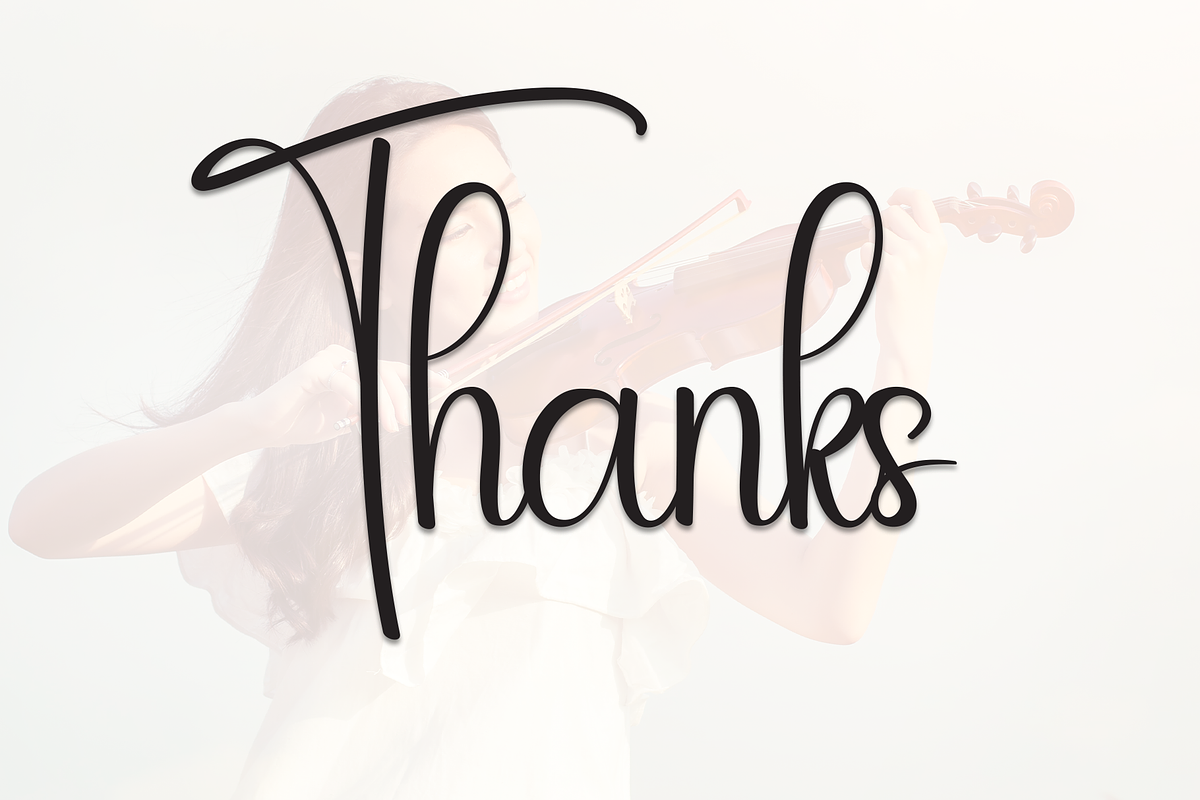 Simphony | Script Font, a Handwritten Font by Scratchones (Photo 9 of 9)