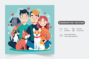 A colorful illustration featuring a, a Graphic by Iftikhar Alam
