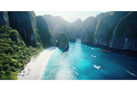 Maya Bay, phi phi island., a Nature Photo by Neirfy