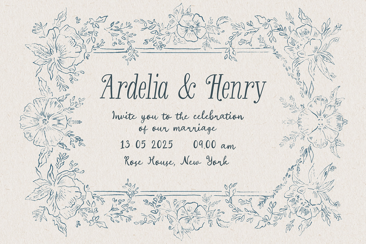 Second Mark Serif & Script, a Serif Font by Ef Studio (Photo 2 of 11)