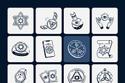 Zodiac Drawing Art Set, an Outline Icon by Vectors Market (Thumbnail 8 of 8)