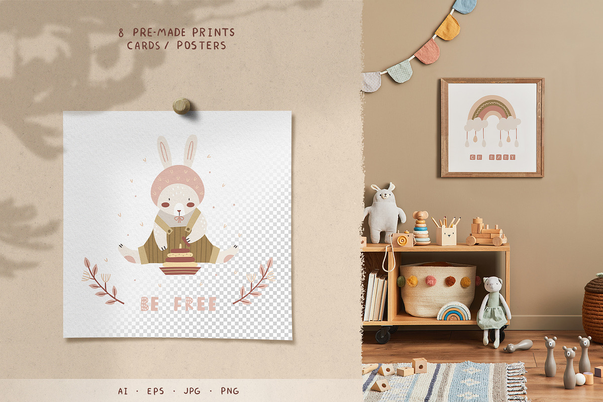 Forest Nursery - Woodland animals, an Animal Illustration by Lori Room (Photo 8 of 16)