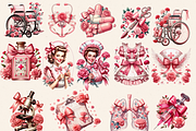 COQUETTE MEDICAL CLIPART PACK, an Object Illustration by Daring Digies (Thumbnail 2 of 9)