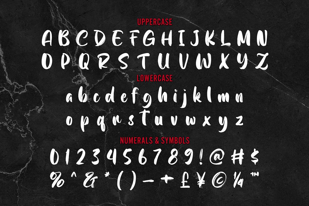 Brashty Brush Handlettering Font, a Font by Graphue (Photo 3 of 8)